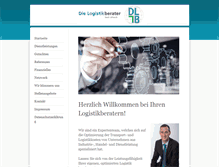 Tablet Screenshot of dielogistikberater.de